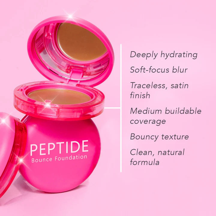 💕 Final 3 Hours: 60% OFF 🔥 Peptide Bounce Foundation