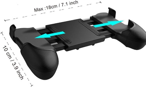 Universal mobile game controller grip joystick foldable handle stand