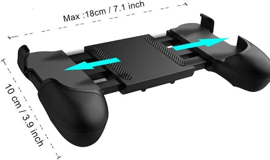 Universal mobile game controller grip joystick foldable handle stand