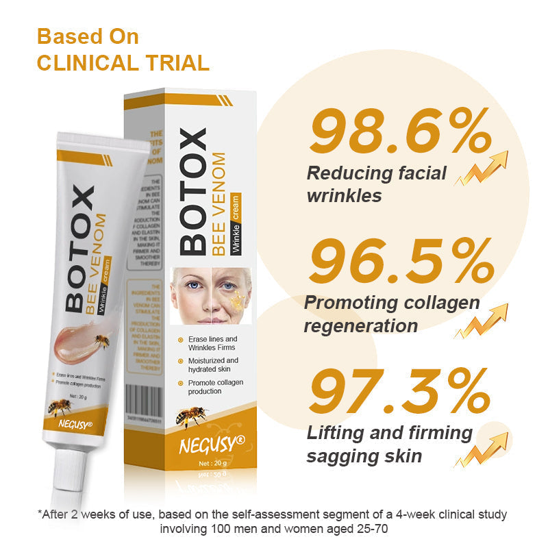 (Made and Shipped from USA) 🧑⚕️NEGUSY® Botox Bee Venom Wrinkle Removal Cream