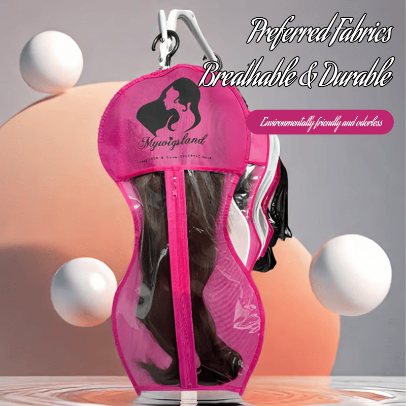 š„2025 New Arrival-š„New Design Hourglass-Shaped Wig Storage Bag with Hanger