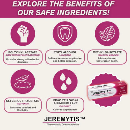 ✨[Official Brand Store] JEREMYTIS™ Thermoplastic Denture Adhesive