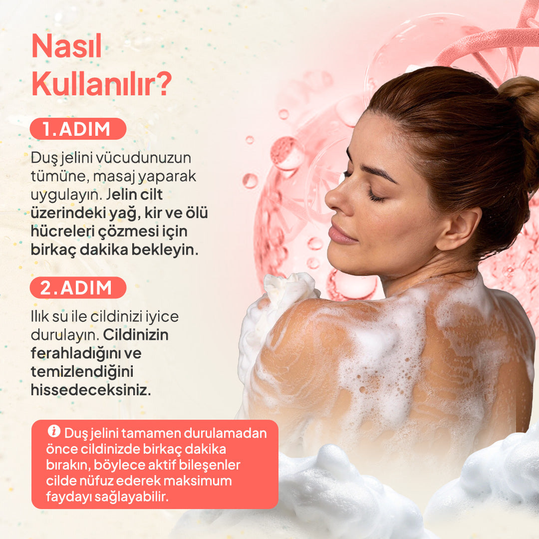 BodyLita Multi-Peptide %5 Serum İçerikli Duş Jeli