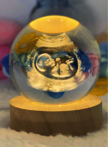 Custom Mommy Crystal Ball Lights🎁Heartwarming Gift For Mom