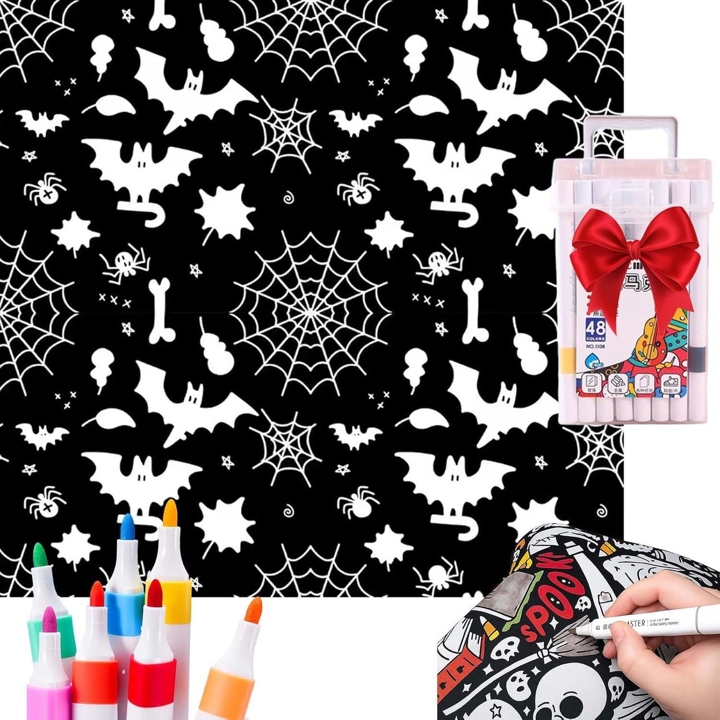 ⏳🎄Christmas Sale 49% OFF!!🎁🎨✨DIY Coloring Blanket With Markers