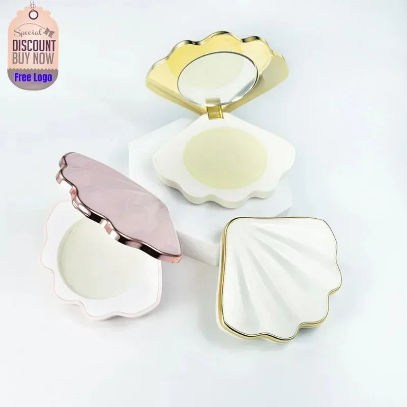 Private Label Pink/white Shell-shaped Brow Styling Soap Waterproof Long Lasting White Makeup Cosmetic Tool Bulk Custom