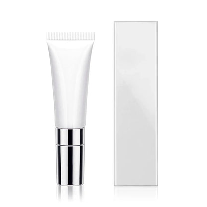 Private Label 10ml Lip Cream Custom Logo Echinacea Delicate Long Lasting Moisturizer Makeup Wholesale White Tube Zinc Alloy Head