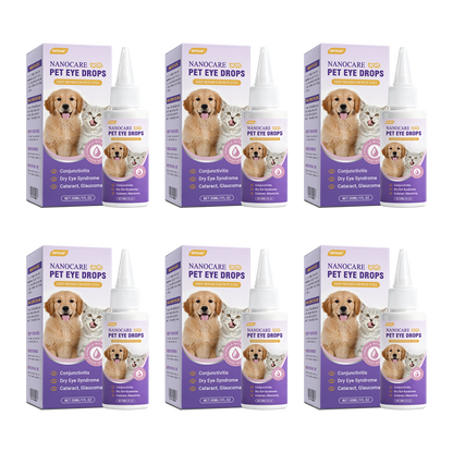 👩‍⚕️GFOUK® NanoCare Pet Eye Drops ☑️ FDA Approved | Relieves Conjunctivitis, Dry Eyes, Cataracts, and Keratitis🐶 🐈️