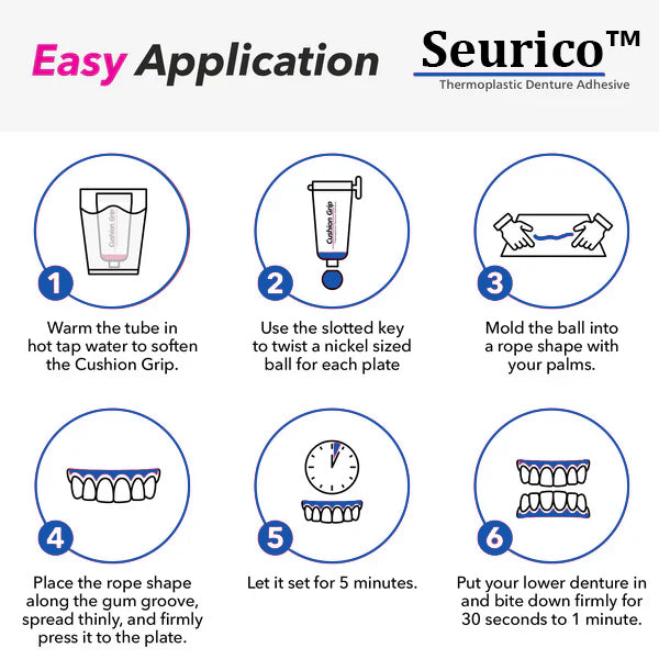 ✨[Official Brand Store] Seurico™ Thermoplastic Denture Adhesive (✨BUY 3 GET 2 FREE🎁)