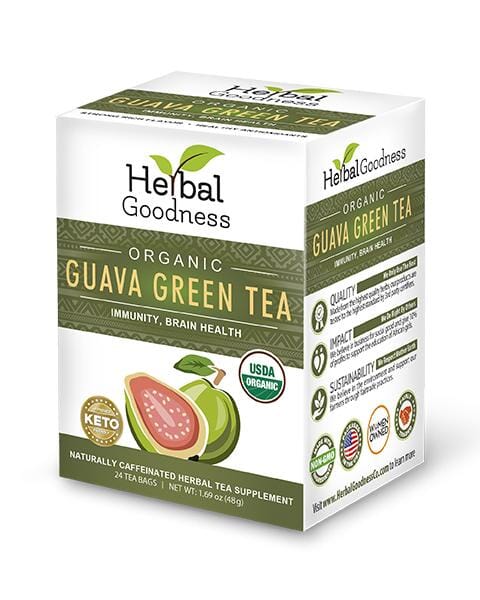 Guava Green Tea - 24/2g - Immunity & Brain Health - Herbal Goodness