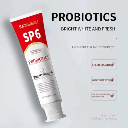 ✨[Official Brand Store]  Toothpaste with 6 Probiotics balance Oral microbiota strength